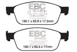 EBC 12-18 Ford Focus ST Bluestuff Front Brake Pads EBC Brake Pads - Racing  AXOPROS