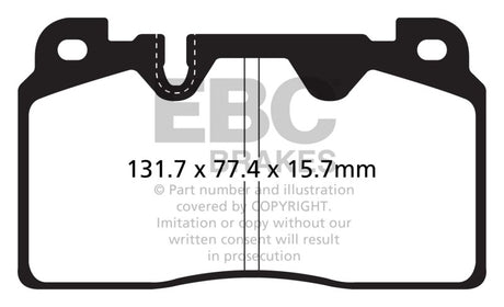 EBC 12+ Audi Q5 2.0 Turbo (Brembo) Greenstuff Front Brake Pads EBC Brake Pads - Performance  AXOPROS