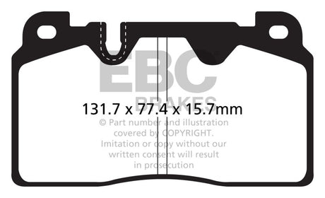 EBC 12+ Audi Q5 2.0 Turbo (Brembo) Greenstuff Front Brake Pads EBC Brake Pads - Performance  AXOPROS