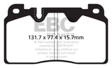EBC 12+ Audi Q5 2.0 Turbo (Brembo) Yellowstuff Front Brake Pads EBC Brake Pads - Performance  AXOPROS