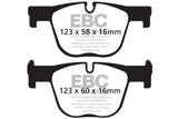 EBC 12+ BMW 335 3.0 Turbo (F30) Redstuff Rear Brake Pads EBC Brake Pads - Performance  AXOPROS