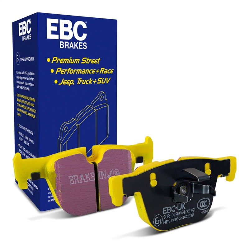 EBC 12+ BMW 335 3.0 Turbo (F30) Yellowstuff Rear Brake Pads EBC Brake Pads - Performance  AXOPROS