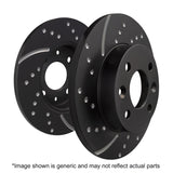 EBC 12+ Jeep Wrangler 3.6 GD Sport Rear Rotors EBC Brake Rotors - Slot & Drilled  AXOPROS