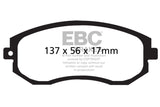 EBC 12+ Scion FR-S 2 Ultimax2 Front Brake Pads EBC Brake Pads - OE  AXOPROS