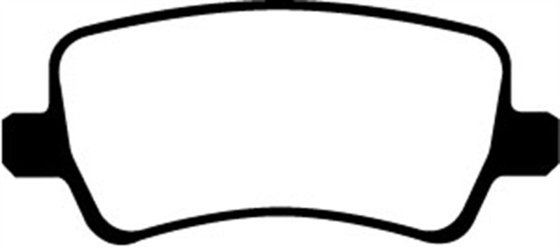 EBC 13-15 Land Rover LR2 2.0 Turbo Yellowstuff Rear Brake Pads EBC Brake Pads - Performance  AXOPROS