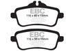 EBC 13-16 Mercedes-Benz GL350 3.0 TD Greenstuff Rear Brake Pads EBC Brake Pads - Performance  AXOPROS