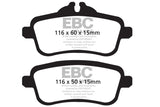 EBC 13-16 Mercedes-Benz GL350 3.0 TD Ultimax2 Rear Brake Pads EBC Brake Pads - OE  AXOPROS