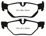 EBC 13+ BMW X1 2.0 Turbo (28i) Redstuff Rear Brake Pads EBC Brake Pads - Performance  AXOPROS