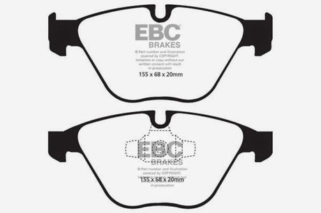 EBC 13+ BMW X1 2.0 Turbo (28i) Yellowstuff Front Brake Pads EBC Brake Pads - Performance  AXOPROS