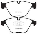 EBC 13+ BMW X1 2.0 Turbo (28i) Yellowstuff Front Brake Pads EBC Brake Pads - Performance  AXOPROS
