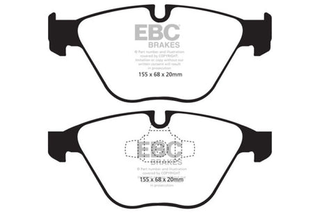 EBC 13+ BMW X1 2.0 Turbo (28i) Yellowstuff Front Brake Pads EBC Brake Pads - Performance  AXOPROS