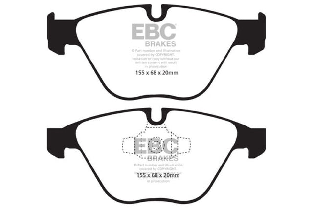 EBC 13+ BMW X1 2.0 Turbo (28i) Yellowstuff Front Brake Pads EBC Brake Pads - Performance  AXOPROS