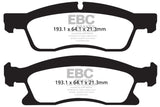 EBC 13+ Dodge Durango 5.7 Greenstuff Front Brake Pads EBC Brake Pads - Performance  AXOPROS