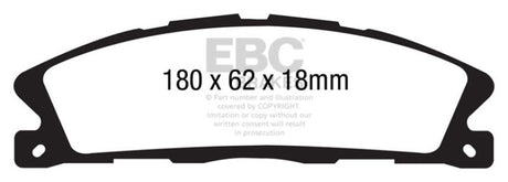 EBC 13+ Ford Explorer 3.5 Twin Turbo 4WD Greenstuff Front Brake Pads EBC Brake Pads - Performance  AXOPROS