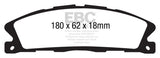 EBC 13+ Ford Explorer 3.5 Twin Turbo 4WD Greenstuff Front Brake Pads EBC Brake Pads - Performance  AXOPROS