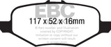 EBC 13+ Ford Explorer 3.5 Twin Turbo 4WD Yellowstuff Rear Brake Pads EBC Brake Pads - Performance  AXOPROS