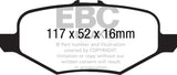 EBC 13+ Ford Explorer 3.5 Twin Turbo 4WD Yellowstuff Rear Brake Pads EBC Brake Pads - Performance  AXOPROS