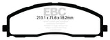 EBC 13+ Ford F250 (inc Super Duty) 6.2 (2WD) Extra Duty Front Brake Pads EBC Brake Pads - Performance  AXOPROS