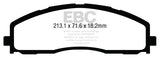 EBC 13+ Ford F250 (inc Super Duty) 6.2 (2WD) Extra Duty Front Brake Pads EBC Brake Pads - Performance  AXOPROS