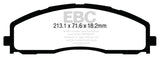 EBC 13+ Ford F250 (inc Super Duty) 6.2 (2WD) Extra Duty Front Brake Pads EBC Brake Pads - Performance  AXOPROS