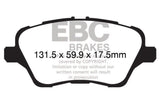 EBC 13+ Ford Fiesta 1.6 Turbo ST Redstuff Front Brake Pads EBC Brake Pads - Performance  AXOPROS