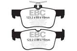 EBC 13+ Ford Fusion 1.6 Turbo Yellowstuff Rear Brake Pads EBC Brake Pads - Performance  AXOPROS