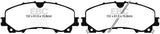 EBC 13+ Infiniti Q50 3.7 Redstuff Front Brake Pads EBC Brake Pads - Performance  AXOPROS