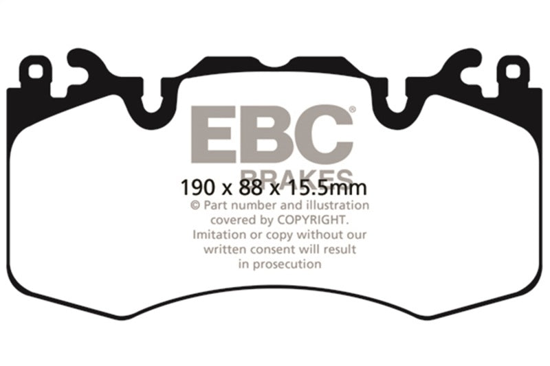 EBC 13+ Land Rover Range Rover 3.0 Supercharged Extra Duty Front Brake Pads EBC Brake Pads - Performance  AXOPROS