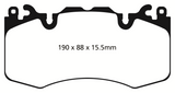 EBC 13+ Land Rover Range Rover 3.0 Supercharged Greenstuff Front Brake Pads EBC Brake Pads - Performance  AXOPROS