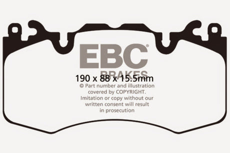 EBC 13+ Land Rover Range Rover 3.0 Supercharged Greenstuff Front Brake Pads EBC Brake Pads - Performance  AXOPROS