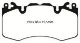 EBC 13+ Land Rover Range Rover 3.0 Supercharged Greenstuff Front Brake Pads EBC Brake Pads - Performance  AXOPROS