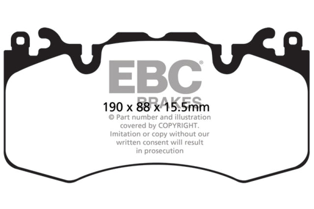 EBC 13+ Land Rover Range Rover 3.0 Supercharged Greenstuff Front Brake Pads EBC Brake Pads - Performance  AXOPROS