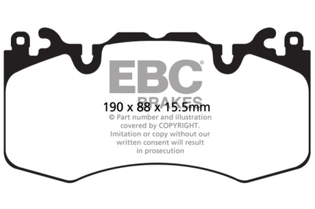 EBC 13+ Land Rover Range Rover 3.0 Supercharged Yellowstuff Front Brake Pads EBC Brake Pads - Performance  AXOPROS