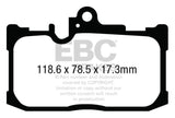 EBC 13+ Lexus GS350 3.5 F-Sport RWD Yellowstuff Front Brake Pads EBC Brake Pads - Performance  AXOPROS