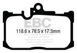 EBC 13+ Lexus GS350 3.5 F-Sport RWD Yellowstuff Front Brake Pads EBC Brake Pads - Performance  AXOPROS