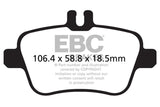 EBC 13+ Mercedes-Benz CLA250 2.0 Turbo Ultimax2 Rear Brake Pads EBC Brake Pads - OE  AXOPROS