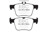 EBC 14-20 Audi S3 2.0 Turbo Yellowstuff Rear Brake Pads EBC Brake Pads - Performance  AXOPROS