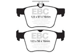 EBC 14-20 Audi S3 2.0 Turbo Yellowstuff Rear Brake Pads EBC Brake Pads - Performance  AXOPROS