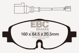 EBC 14+ Audi A3 1.8 Turbo Ultimax2 Front Brake Pads EBC Brake Pads - OE  AXOPROS