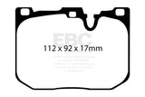 EBC 14+ BMW 228 Coupe 2.0 Turbo Brembo calipers Greenstuff Front Brake Pads EBC Brake Pads - Performance  AXOPROS