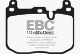 EBC 14+ BMW i8 1.5 Turbo/Electric Yellowstuff Front Brake Pads EBC Brake Pads - Performance  AXOPROS