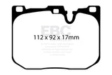 EBC 14+ BMW i8 1.5 Turbo/Electric Yellowstuff Front Brake Pads EBC Brake Pads - Performance  AXOPROS