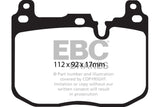 EBC 14+ BMW i8 1.5 Turbo/Electric Yellowstuff Front Brake Pads EBC Brake Pads - Performance  AXOPROS