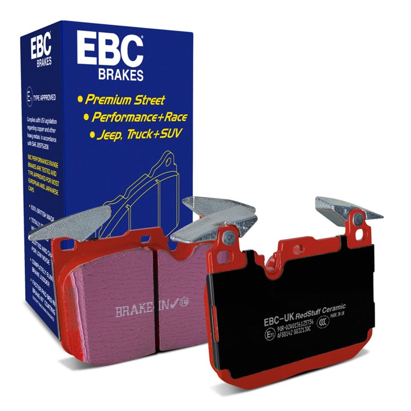 EBC 14+ BMW M3 3.0 Twin Turbo (F80) Redstuff Front Brake Pads EBC Brake Pads - Performance  AXOPROS