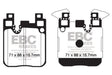 EBC 14+ BMW M3 3.0 Twin Turbo (F80) Redstuff Rear Brake Pads EBC Brake Pads - Performance  AXOPROS
