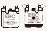 EBC 14+ BMW M3 3.0 Twin Turbo (F80) Yellowstuff Rear Brake Pads EBC Brake Pads - Performance  AXOPROS