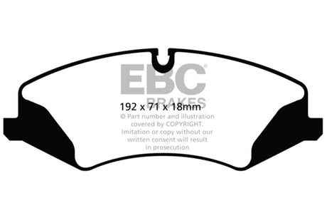 EBC 14+ Land Rover LR4 3.0 Supercharged Greenstuff Front Brake Pads EBC Brake Pads - Performance  AXOPROS