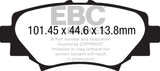 EBC 14+ Mazda 3 2.0 (Japan Build) Redstuff Rear Brake Pads EBC Brake Pads - Performance  AXOPROS