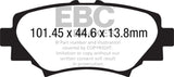EBC 14+ Mazda 3 2.0 (Japan Build) Redstuff Rear Brake Pads EBC Brake Pads - Performance  AXOPROS