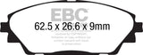 EBC 14+ Mazda 3 2.0 (Japan Build) Yellowstuff Front Brake Pads EBC Brake Pads - Performance  AXOPROS